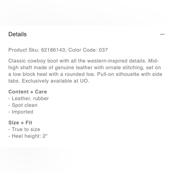 UO Leena Cowboy Boot in Dark Green - Picture 5 of 5